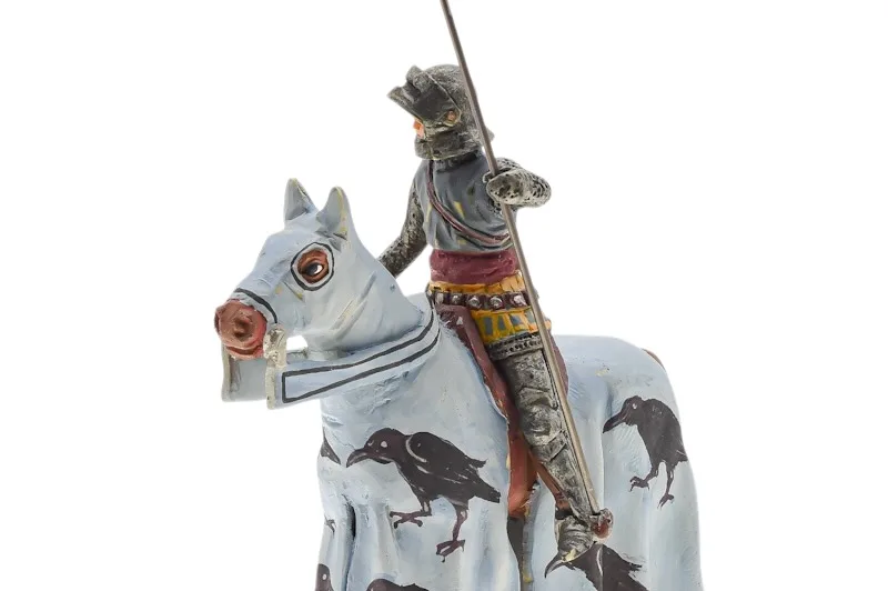 Lineol/Duscha Ritter zu Pferd mit Krähen Banner Knight on Horse 5 Lineol/Duscha Ritter zu Pferd mit Krähen Banner Knight on Horse
