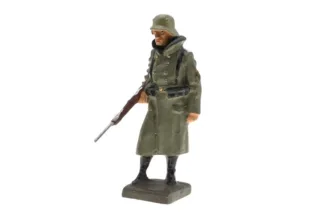 Lineol Soldat Wachsoldat mit Gewehr