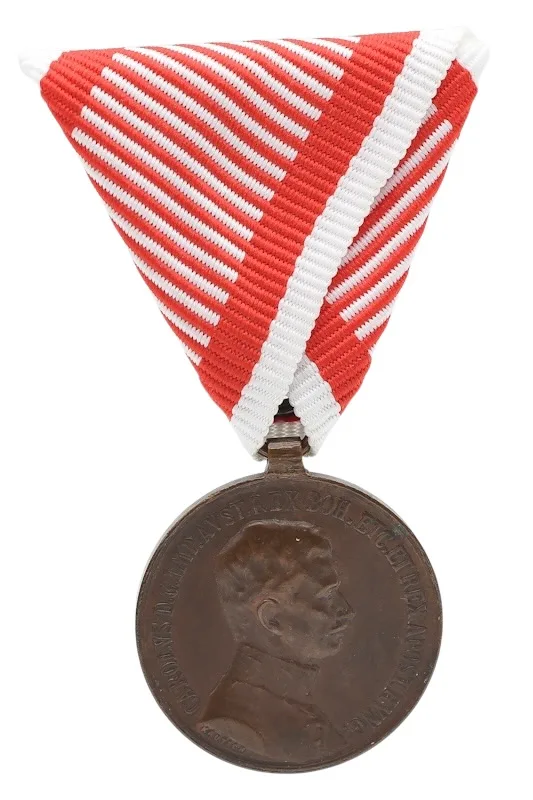 Bronzene Tapferkeitsmedaille Kaiser Karl 2 Bronzene Tapferkeitsmedaille Kaiser Karl – Bild 2
