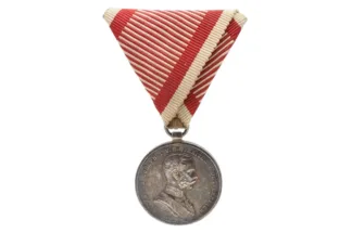 Silberne Tapferkeitsmedaille 2. Klasse Kaiser Franz Josef