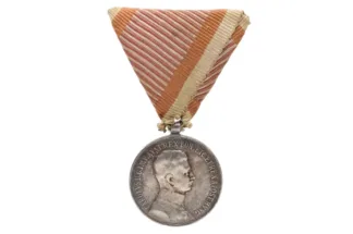 Silberne Tapferkeitsmedaille 2. Klasse Kaiser Karl