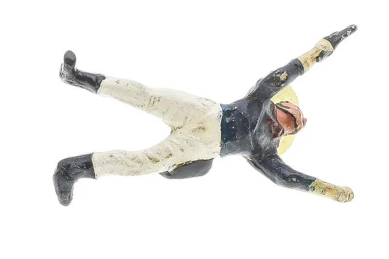 Massefigur Mexikaner liegend mit Pistole 4 Massefigur Mexikaner liegend mit Pistole – Bild 4