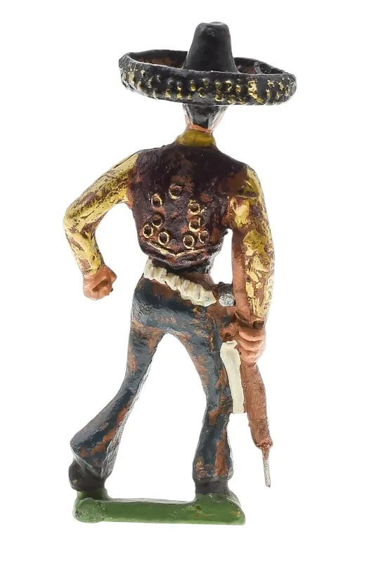 Massefigur Mexikaner stehend mit Gewehr 3 Massefigur Mexikaner stehend mit Gewehr – Bild 3