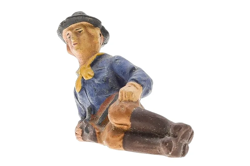 Massefigur Cowgirl Calamity Jane liegend 2 Massefigur Cowgirl Calamity Jane liegend – Bild 2