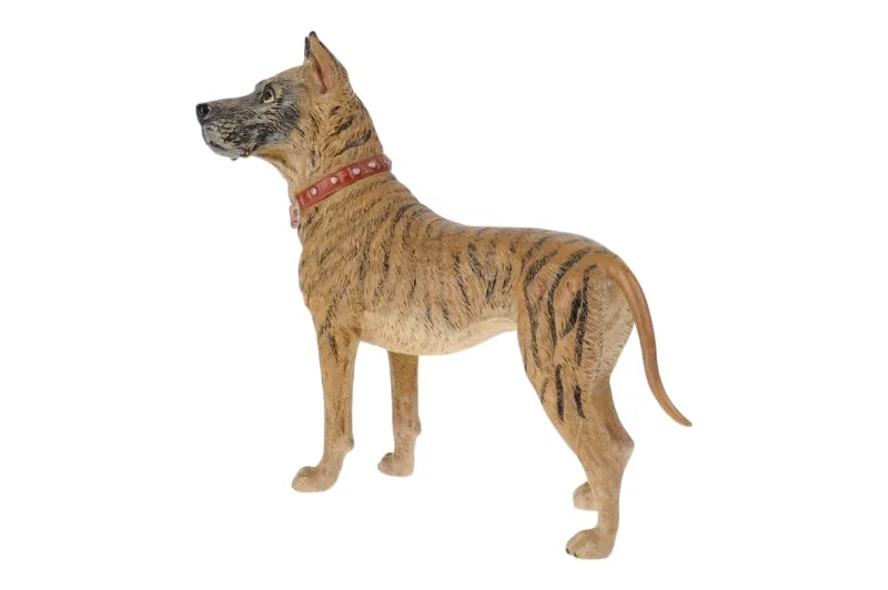 Wiener Bronzefigur Bermann Getigerte Dogge 2 Wiener Bronzefigur Bermann Getigerte Dogge – Bild 2