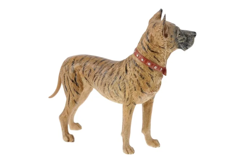 Wiener Bronzefigur Bermann Getigerte Dogge 3 Wiener Bronzefigur Bermann Getigerte Dogge – Bild 3
