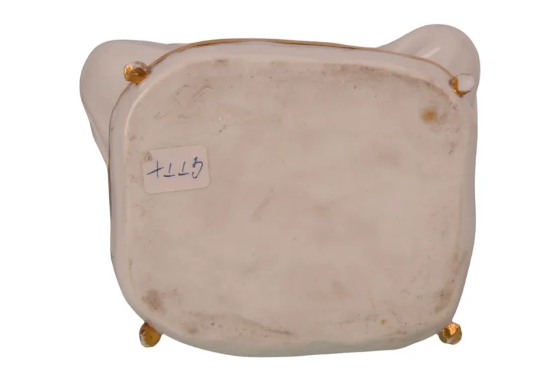 Sitzende Mandoline Spielerin Porzellanfigur von Jacob Petit um 1840 11 Sitzende Mandoline Spielerin Porzellanfigur von Jacob Petit um 1840 – Bild 11