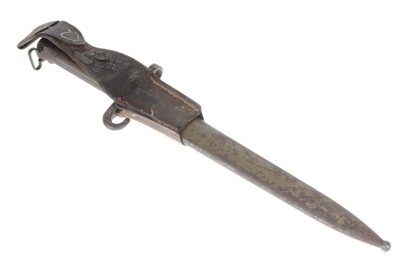 Österreich Messerbajonett M1895 hellgrüne Scheide CE WG 2 Österreich Messerbajonett M1895 hellgrüne Scheide CE WG – Bild 2