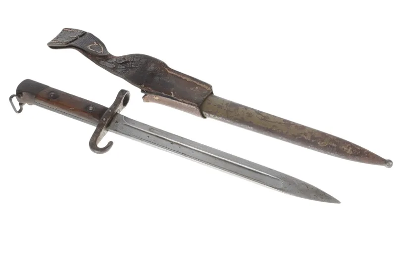 Österreich Messerbajonett M1895 hellgrüne Scheide CE WG 4 Österreich Messerbajonett M1895 hellgrüne Scheide CE WG – Bild 4