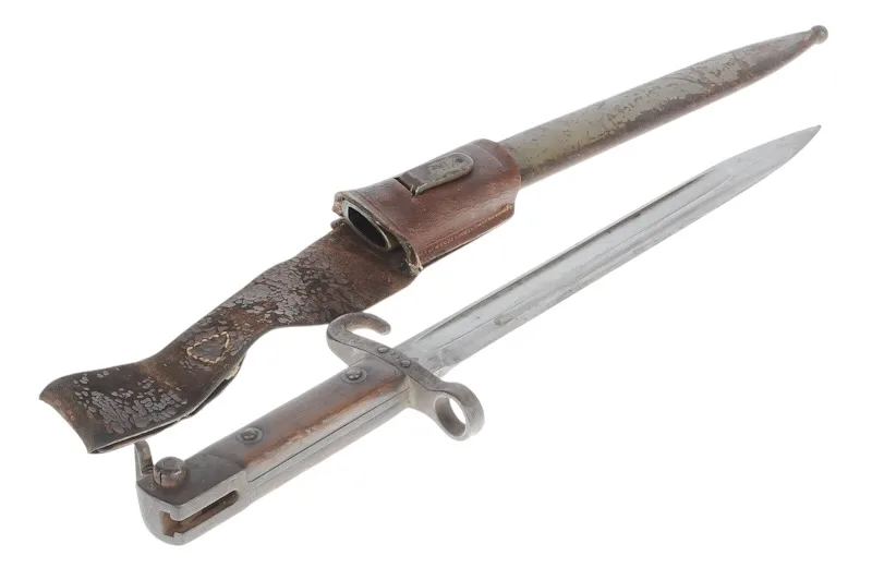 Österreich Messerbajonett M1895 hellgrüne Scheide CE WG 5 Österreich Messerbajonett M1895 hellgrüne Scheide CE WG – Bild 5