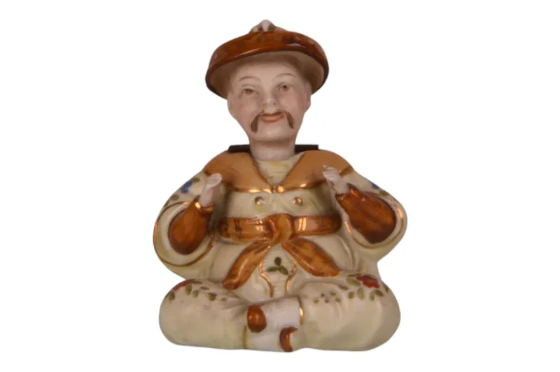Kleine Asiatische Porzellan Wackelpagode 1 Kleine Asiatische Porzellan Wackelpagode