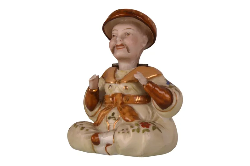 Kleine Asiatische Porzellan Wackelpagode 3 Kleine Asiatische Porzellan Wackelpagode – Bild 3