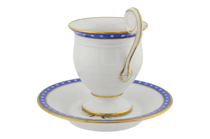 Porzellantasse mit Untertasse Pittoria Richard Ginori Italien 7 Porzellantasse mit Untertasse Pittoria Richard Ginori Italien – Bild 7