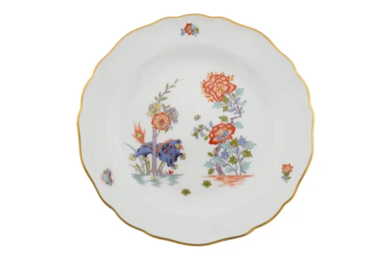 Dreiteiliges Meissen Porzellan Kaffeegedeck in Kakiemon Motiv 12 Dreiteiliges Meissen Porzellan Kaffeegedeck in Kakiemon Motiv – Bild 12