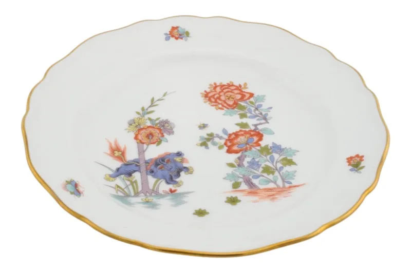 Dreiteiliges Meissen Porzellan Kaffeegedeck in Kakiemon Motiv 13 Dreiteiliges Meissen Porzellan Kaffeegedeck in Kakiemon Motiv – Bild 13