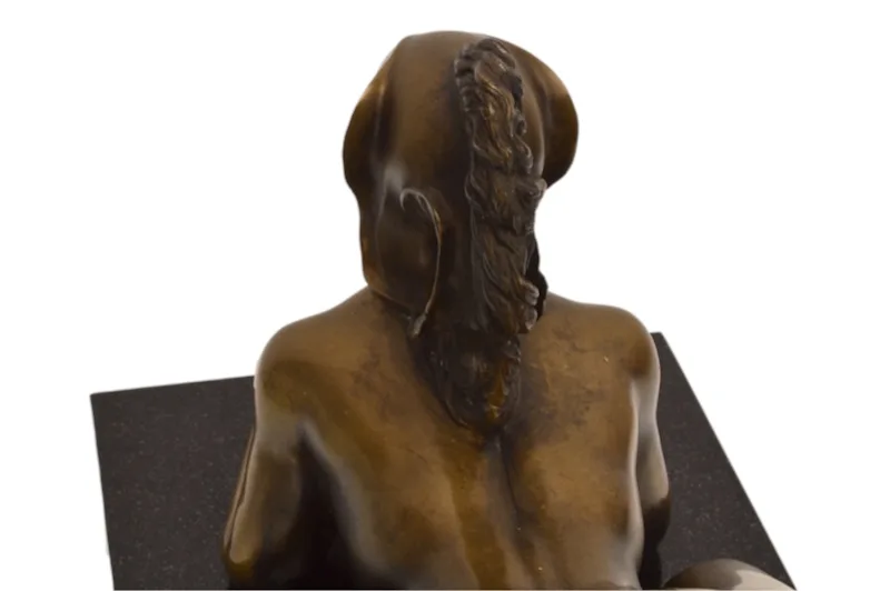 Ernst Fuchs Die Sphinx I Bronzefigur auf Marmorsockel 6 Ernst Fuchs Die Sphinx I Bronzefigur auf Marmorsockel – Bild 6