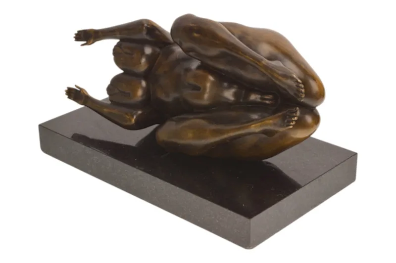 Ernst Fuchs Die Sphinx I Bronzefigur auf Marmorsockel 15 Ernst Fuchs Die Sphinx I Bronzefigur auf Marmorsockel – Bild 15