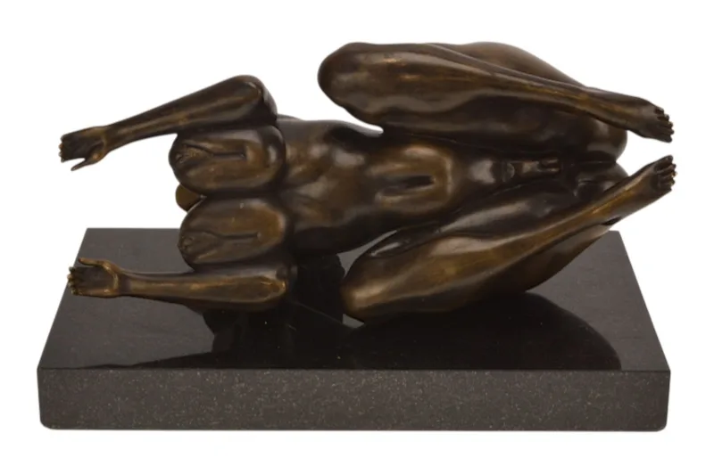 Ernst Fuchs Die Sphinx I Bronzefigur auf Marmorsockel 14 Ernst Fuchs Die Sphinx I Bronzefigur auf Marmorsockel – Bild 14