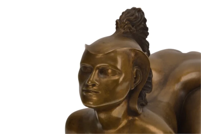 Ernst Fuchs Die Sphinx I Bronzefigur auf Marmorsockel 11 Ernst Fuchs Die Sphinx I Bronzefigur auf Marmorsockel – Bild 11