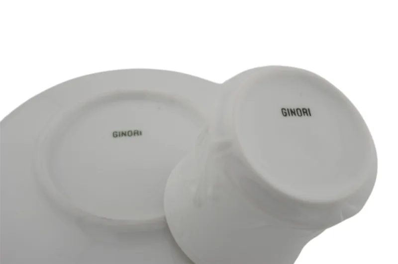Ginori Porzellan Mokkatasse mit Untertasse aus der Jugendstil Serie IRIS 7 Ginori Porzellan Mokkatasse mit Untertasse aus der Jugendstil Serie IRIS – Bild 7