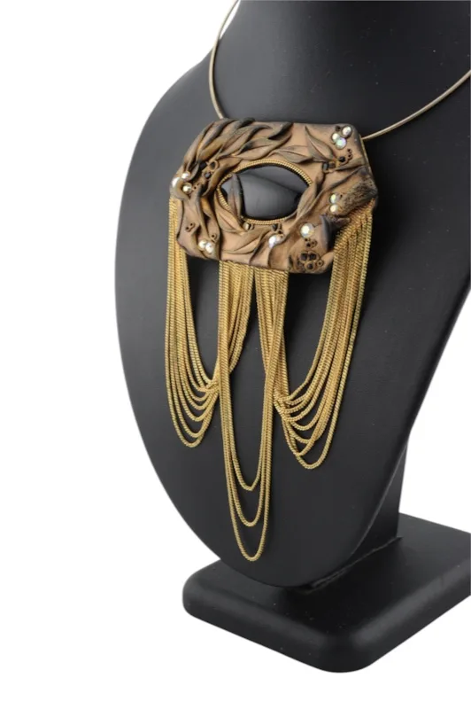 Halskette Collier von MARENA mit schwarzem Schmuckstein 5 Halskette Collier von MARENA mit schwarzem Schmuckstein – Bild 5