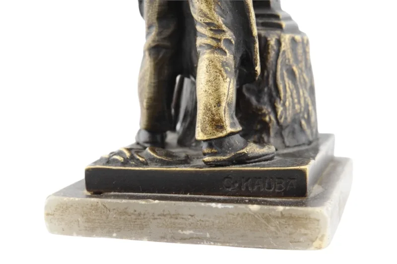 Hufschmied Bronzefigur von Carl Kauba ca. 1900 7 Hufschmied Bronzefigur von Carl Kauba ca. 1900 – Bild 7