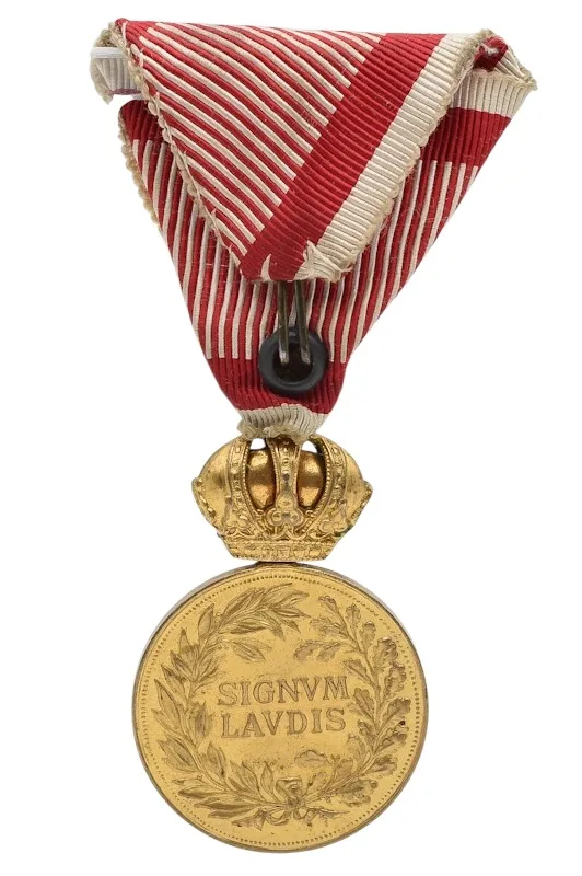 Bronzene Militär Verdienstmedaille Signum Laudis KFJ 3 Bronzene Militär Verdienstmedaille Signum Laudis KFJ – Bild 3