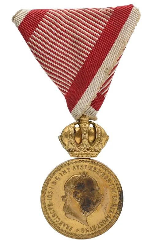 Bronzene Militär Verdienstmedaille Signum Laudis KFJ 2 Bronzene Militär Verdienstmedaille Signum Laudis KFJ – Bild 2