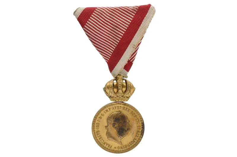 Bronzene Militär Verdienstmedaille Signum Laudis KFJ 1 Bronzene Militär Verdienstmedaille Signum Laudis mit Schwerter KFJ