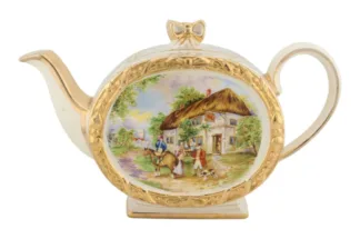 Teekanne mit Motiv The Red Lion Tavern von Sadler