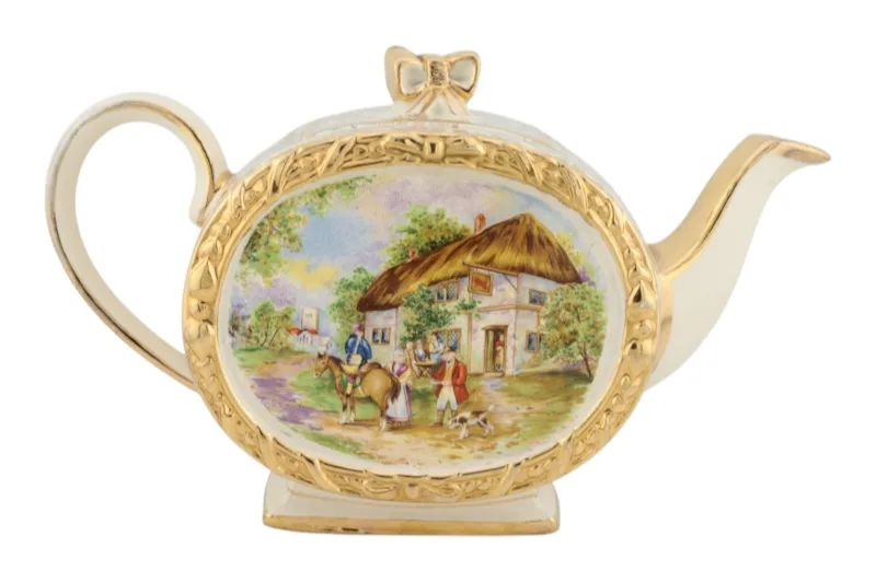 Teekanne mit Motiv The Red Lion Tavern von Sadler 6 Teekanne mit Motiv The Red Lion Tavern von Sadler – Bild 6