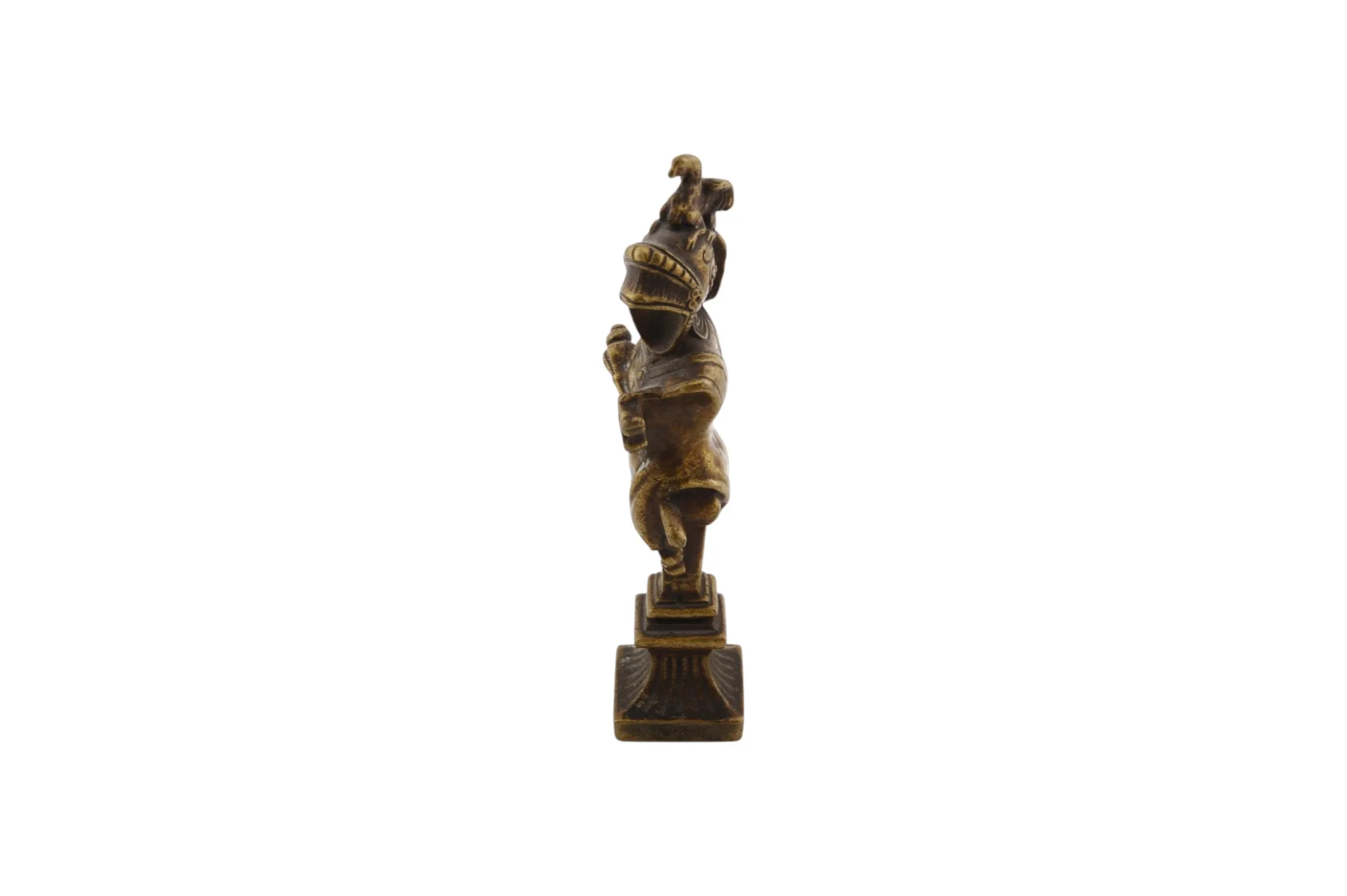 Antiker Siegel/ Petschaft aus Bronze Kriegerfigur 3 Antiker Siegel/ Petschaft aus Bronze Kriegerfigur – Bild 3