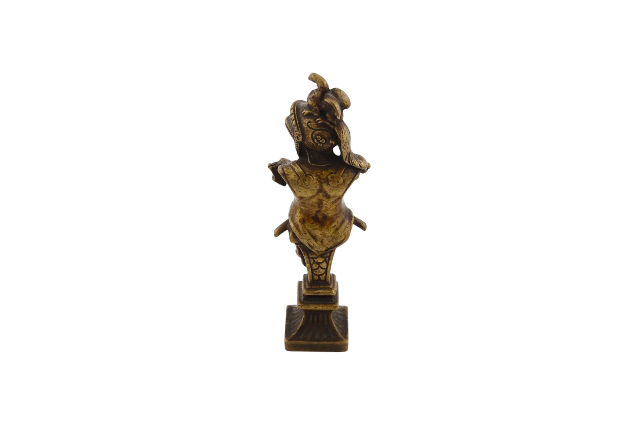 Antiker Siegel/ Petschaft aus Bronze Kriegerfigur 4 Antiker Siegel/ Petschaft aus Bronze Kriegerfigur – Bild 4
