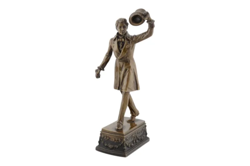 Antike Bronzefiguren Pärchen des 19. Jahrhunderts 4 Antike Bronzefiguren Pärchen des 19. Jahrhunderts – Bild 4