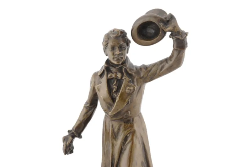 Antike Bronzefiguren Pärchen des 19. Jahrhunderts 8 Antike Bronzefiguren Pärchen des 19. Jahrhunderts – Bild 8