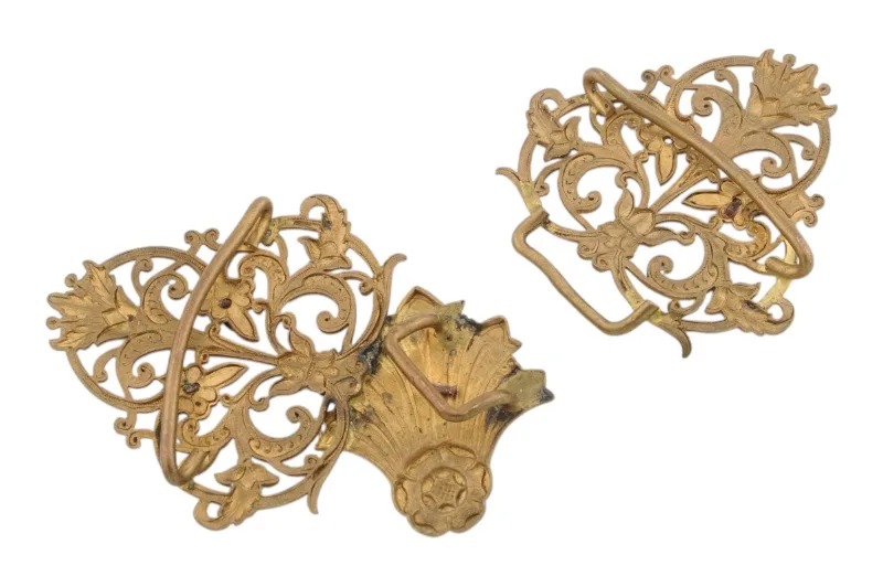 Außergewöhnliche Jugendstil Gürtelschnalle mit Stern 4 Außergewöhnliche Jugendstil Gürtelschnalle mit Stern – Bild 4