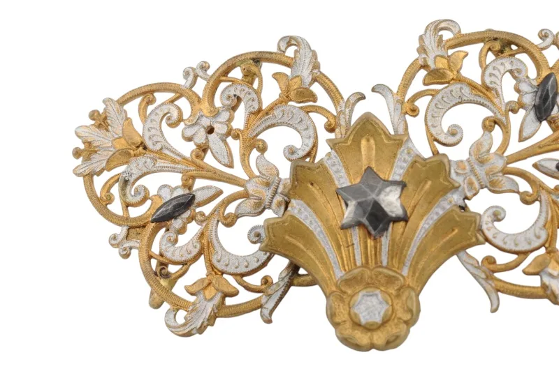 Außergewöhnliche Jugendstil Gürtelschnalle mit Stern 6 Außergewöhnliche Jugendstil Gürtelschnalle mit Stern – Bild 6
