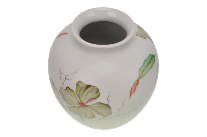 Blassgrüne Rosenthal Porzellanvase mit handgemaltem Blumenmotiv 6 Blassgrüne Rosenthal Porzellanvase mit handgemaltem Blumenmotiv – Bild 6