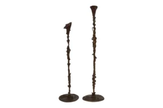 Bronze Kerzenleuchter von Bruno Bruni aus der Serie Candelieri da Tavola