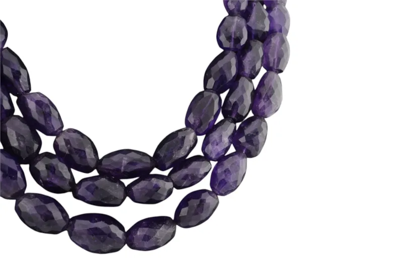 Facettierte Amethyst Kette von Designerin Tanja Curin 6 Facettierte Amethyst Kette von Designerin Tanja Curin – Bild 6