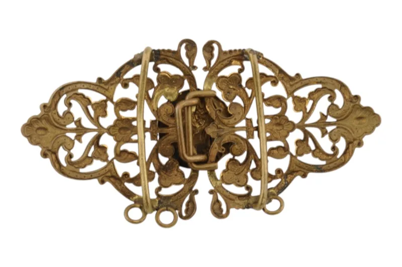 Jugendstil Gürtelschnalle mit Profil einer Nymphe 7 Jugendstil Gürtelschnalle mit Profil einer Nymphe – Bild 7